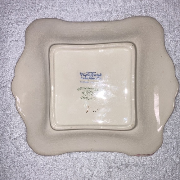 Grimwades royal wonton ivory floral feast small tray saville/lugged - Picture 3 of 7